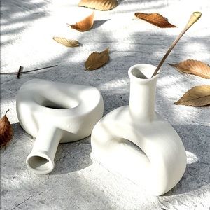 Nordic Polygon Circle Ceramic Vase